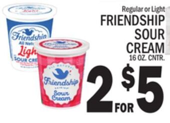 C Town Friendship sour cream offer