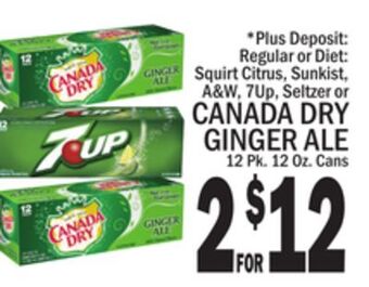 C Town Canada dry ginger ale offer
