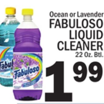 C Town Fabuloso liquid cleaner offer