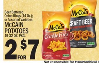 C Town Cain potatoes 19-32 oz. pkg. offer