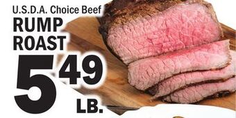 C Town Rump roast offer