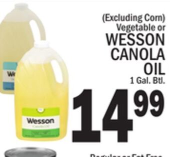 C Town Wesson canola oil offer