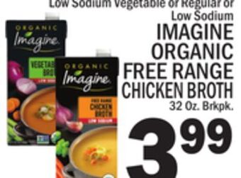 C Town Imagine organic free range chicken broth offer