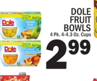 C Town Dole fruit bowls offer