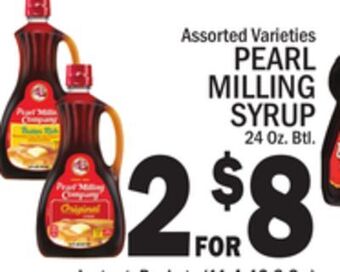 C Town Pearl milling syrup offer