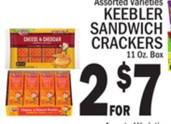 C Town Keebler sandwich crackers offer