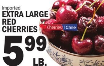 C Town Extra large red cherries offer