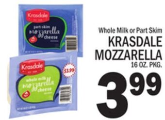 C Town Krasdale mozzarella offer