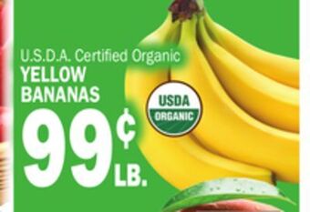 C Town Yellow bananas offer