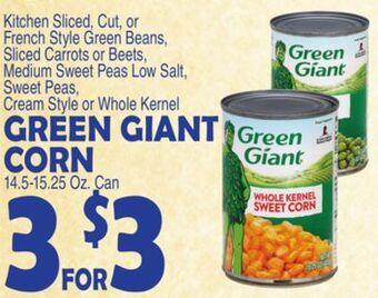 Bravo Supermarkets Green giant corn offer