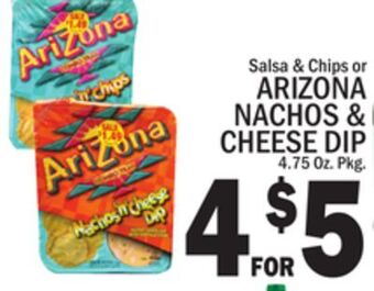 C Town Arizona nachos & cheese dip offer