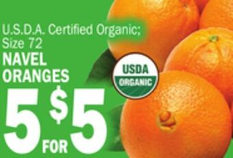 C Town Navel oranges offer