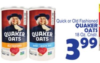 Bravo Supermarkets Quaker oats offer
