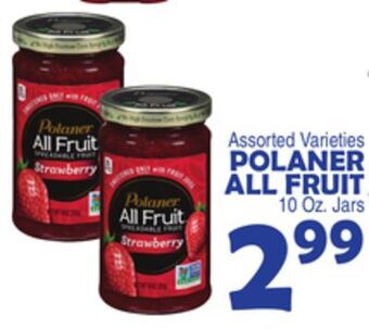Bravo Supermarkets Polaner all fruit offer