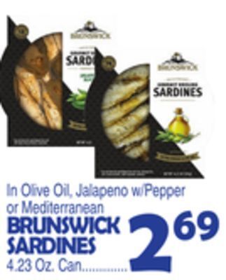 Bravo Supermarkets Brunswick sardines offer