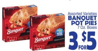 Bravo Supermarkets Banquet pot pies offer