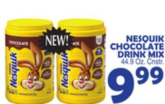 Bravo Supermarkets Nesquik chocolate drink mix offer