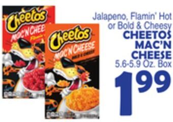 Bravo Supermarkets Cheetos mac'n cheese offer