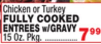 Bravo Supermarkets Fully cooked entrees w/gravy offer