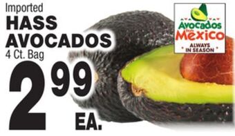Bravo Supermarkets Hass avocados offer