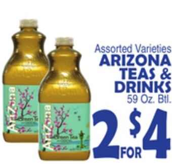 Bravo Supermarkets Arizona teas & drinks offer