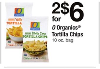 ACME O organics® tortilla chips offer