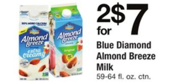 ACME Blue diamond almond breeze milk offer