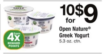 ACME Open nature® greek yogurt offer