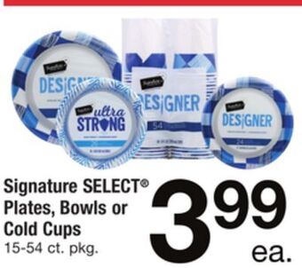 ACME Signature select® plates, bowls or cold cups offer