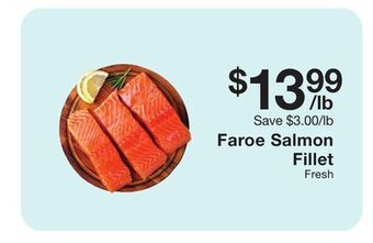 Fairway Store Market Faroe salmon fillet offer