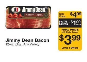 Fairway Store Market Jimmy dean bacon offer