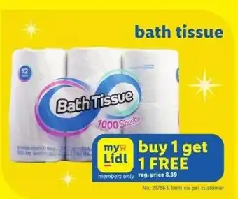 Lidl bath tissue offer