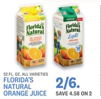 Kings Food Markets Florida's natural orange juice offer