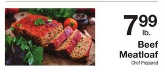 The Fresh Grocer Beef meatloaf offer