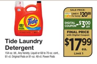 The Fresh Grocer Laundry detergent offer