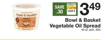 The Fresh Grocer Vegetable oil spread offer
