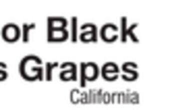 The Fresh Grocer Black seedless grapes offer