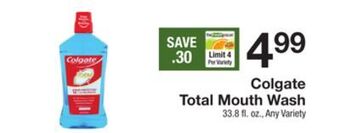 The Fresh Grocer Total mouth wash offer