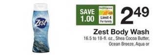 The Fresh Grocer Body wash offer