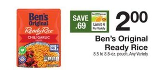 The Fresh Grocer Ready rice offer
