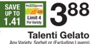 The Fresh Grocer Gelato offer