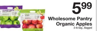 The Fresh Grocer Organic apples offer