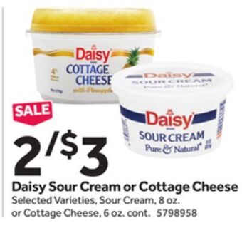 Stop&Shop Daisy sour cream or cottage cheese offer