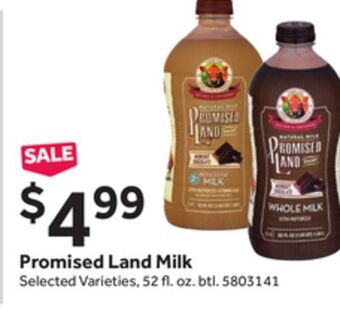 Stop&Shop Promised land milk offer