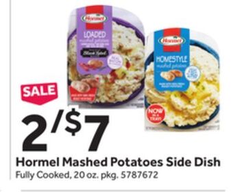 Stop&Shop Hormel mashed potatoes side dish offer
