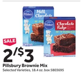 Stop&Shop Pillsbury brownie mix offer