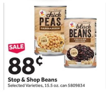 Stop&Shop Stop & shop beans offer