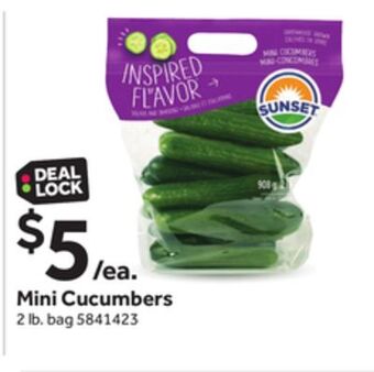 Stop&Shop Mini cucumbers offer