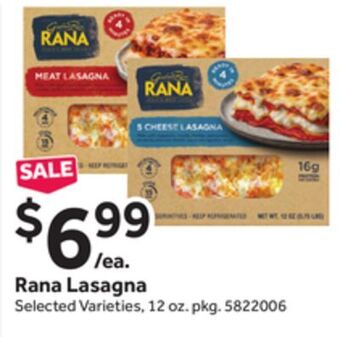Stop&Shop Rana lasagna offer