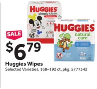 Stop&Shop Huggies wipes offer